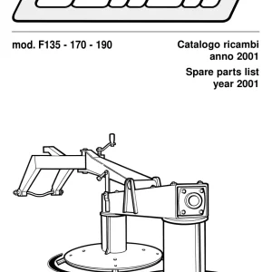Bellon F135 F170 F190 Parts Manual