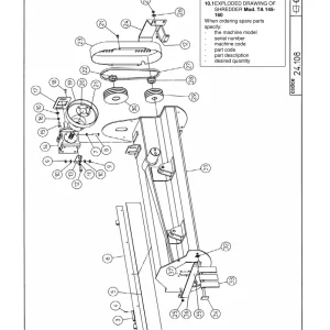 Berti Ta Embankment 145 160 Parts Manual