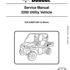 Bobcat 3200 Sms Sm 9 10 Service Manual