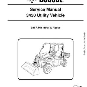 Bobcat 3450 Sms Sm 4 11 Service Manual
