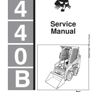 Bobcat 440B Sms Sm 1 87 Service Manual
