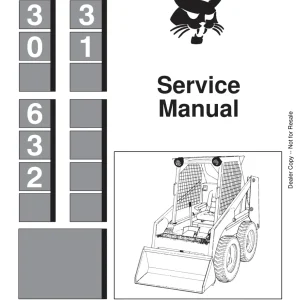 Bobcat 630 631 632 Sms Sm 2 87 Service Manual