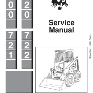 Bobcat 700 720 721 722 Sms Sm 3 87 Service Manual