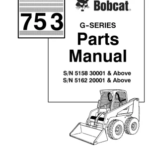 Bobcat 753 Parts Manual