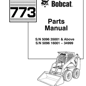 Bobcat 773 Parts Manual