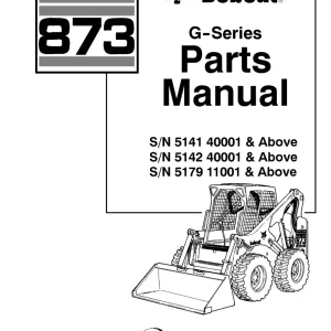 Bobcat 873 Parts Manual