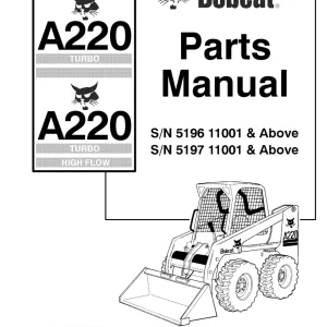 Bobcat A220 Parts Manual