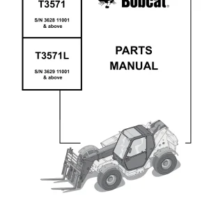 Bobcat T3571 T3571L Parts Manual