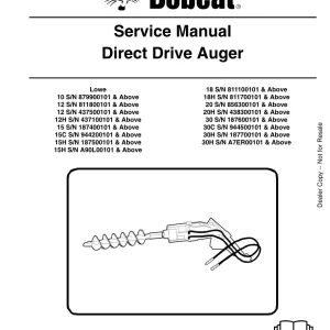Bobcat Sms Sm 5 10 Service Manual