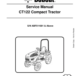 Bobcat Ct122 Sms 9 10 Service Manual