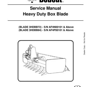 Bobcat Hd Sms Sm 11 08 Service Manual