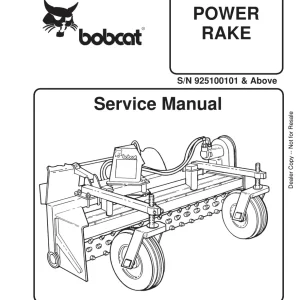 Bobcat Sms Manualsm 10 99 Operators Manual