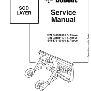 Bobcat Sod Sms Sm 2 02 Service Manual