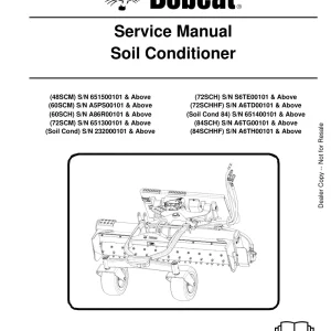 Bobcat Sms Sm 11 09 Service Manual