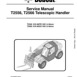Bobcat T2556 T2566 Sms Sm 2 10 Service Manual
