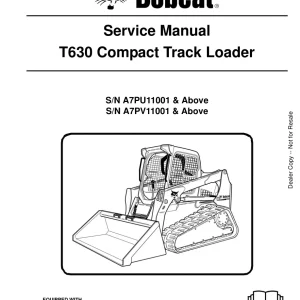 Bobcat T630 Sms Sm 10 10 Service Manual