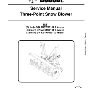Bobcat 6987121 Sm 11 08 Service Manual