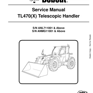 Bobcat Tl470 Sms Sm 5 11 Service Manual