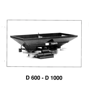 Bogballe D600 D1000 Parts Manual
