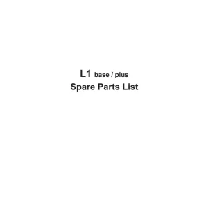 Bogballe L1 Parts Manual