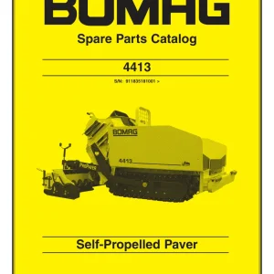 Bomag 4413 Operators Manual