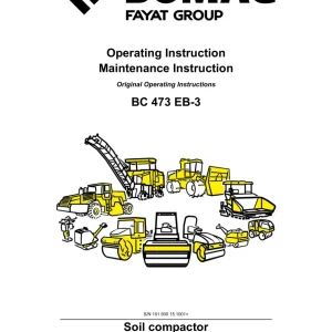 Bomag Bc473 Eb3 2017 Operators Manual
