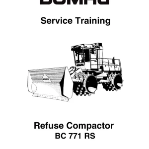 Bomag Bc771 Rs 1999 Service Manual