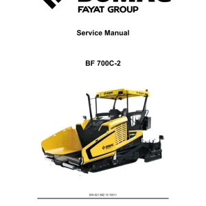 Bomag Bf700C2 2018 Service Manual