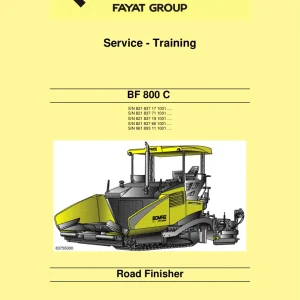 Bomag Bf800C 2013 Service Manual