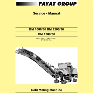 Bomag Bm1000 30 Bm1200 30 Bm1300 30 2010 Service Manual