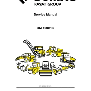 Bomag Bm1000 30 2017 Service Manual