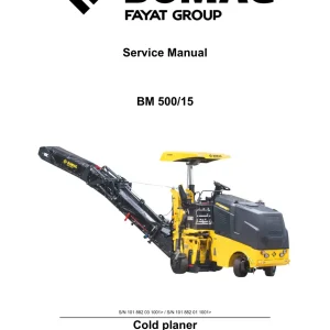 Bomag Bm500 15 2017 Service Manual
