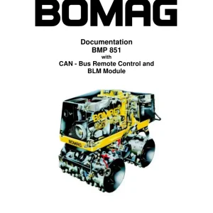 Bomag Bmp851 2006 Operators Manual