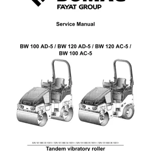 Bomag Bw100 120 Ad5 Ac5 Service Manual