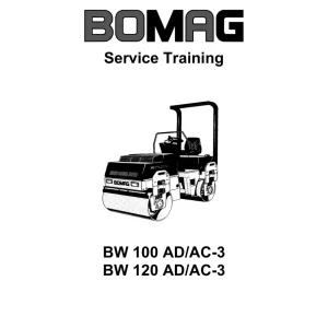 Bomag Bw100 Bw120 Ad Ac3 2001 Service Manual