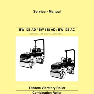 Bomag Bw135 Ad Bw138 Ad Ac 2007 Service Manual