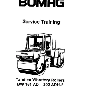 Bomag Bw161 Ad 202 Adh2 2001 Service Manual