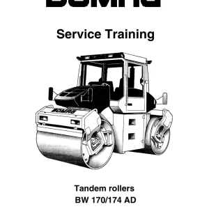 Bomag Bw170 Bw174 Ad 2003 Service Manual