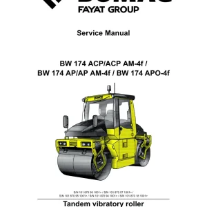 Bomag Bw174 Acp Am Ap Apo Service Manual