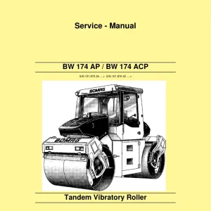 Bomag Bw174 Ap Acp Tander 2008 Service Manual