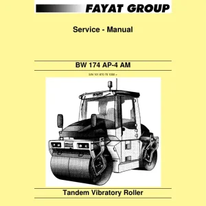 Bomag Bw174 Ap4 Am 2011 Service Manual