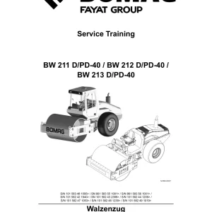 Bomag Bw211 Bw212 Bw213 D Pd40 Drum 2016 Service Manual
