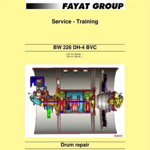 Bomag Bw226 Dh4 Bvc Drum 2011 Service Manual