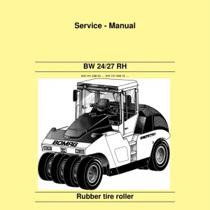 Bomag Bw24 27 Rh 2008 Service Manual