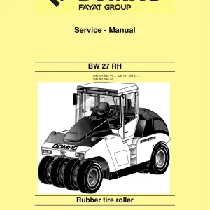 Bomag Bw27 Rh 2012 Service Manual