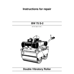Bomag Bw75 S2 2002 Service Manual