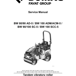 Bomag Bw80 90 100 Ad5 Acm5 Sc5 Scc5 2018 Service Manual