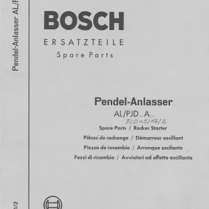 Bosch Alpjd 1955 Service Manual