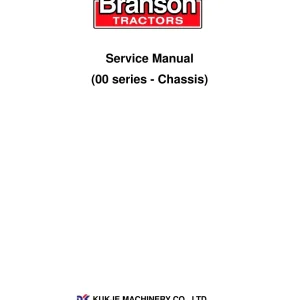 Branson 00 Service Manual