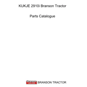 Branson 2910I 10I Parts Manual